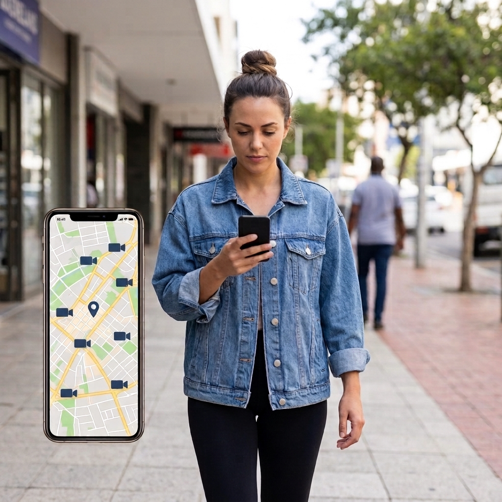 GPS Location with Every Recording on the map.